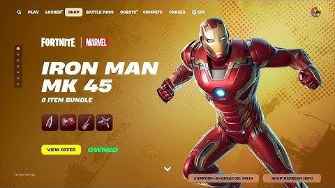Fortnite NEW MYTHIC MARVEL UPDATE