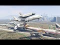 GTA 5 | NASA Shuttle Plane Crash Into Boeing 747 When Trying To Escape