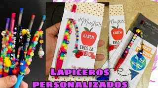 Cómo hacer Lapiceros personalizados para el DÍA DEL MAESTRO