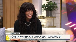 Loreen - Nyhetsmorgon Interview (17.05.2023, TV4) [EN Subtitles]