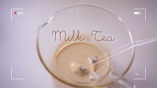 [홈카페] 냉침 밀크티🫖 | 홍차 티백으로 만드는 밀크티 꿀팁 | Milk Tea