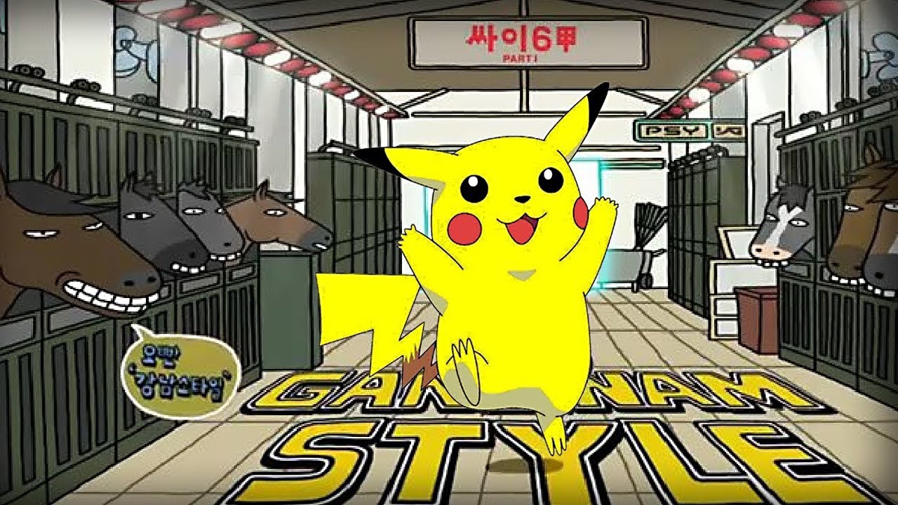 Oppa Pika Style   PSY   GANGNAM STYLE  PARODY