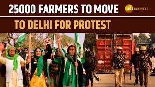 Farmer Protest: 25,000 Farmers Modify Tractors, Prepare for Mass March to Delhi Amidst Barricades