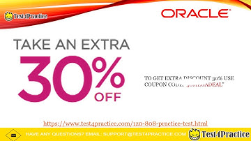Get Latest Oracle 1z0 808 Practice Test