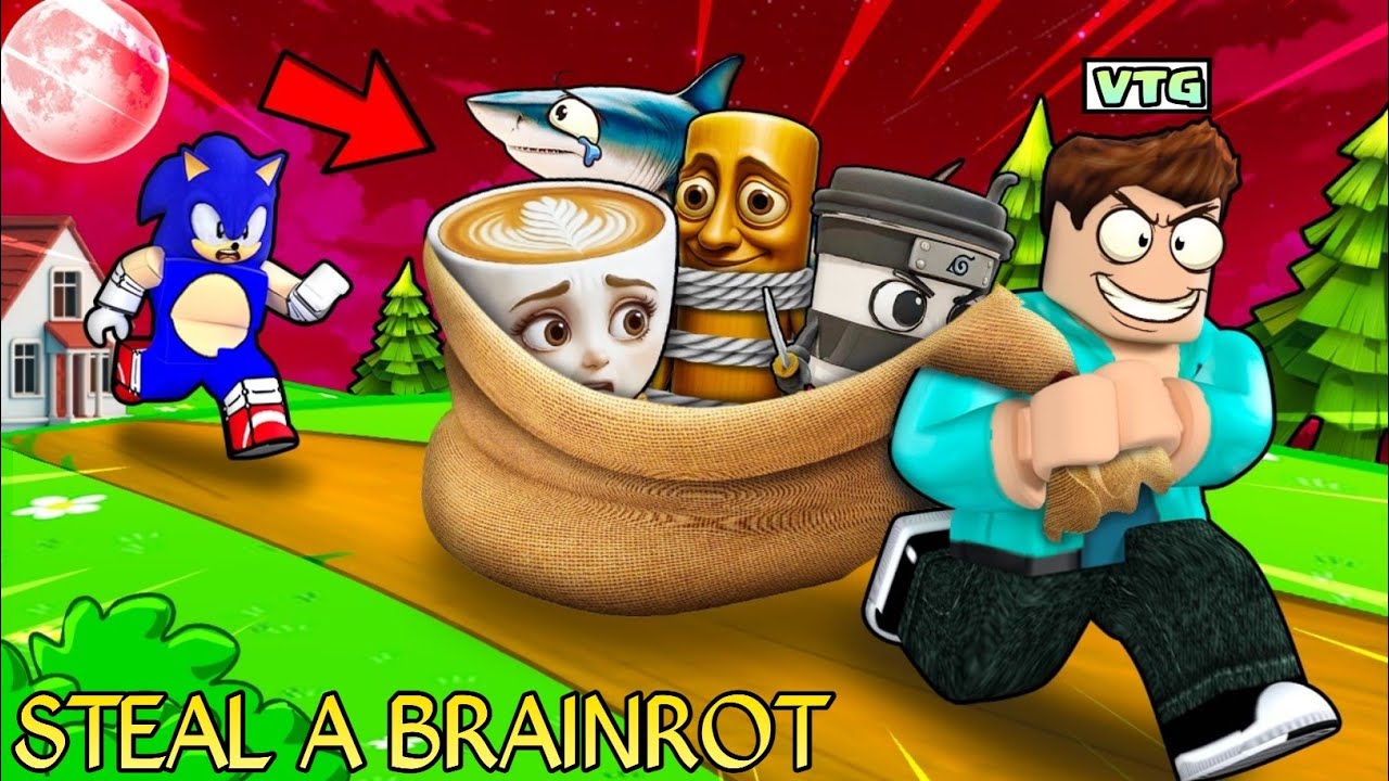⁣I Stole Legendary Brainrots In Steal A Brainrot Part-2|On Vtg!