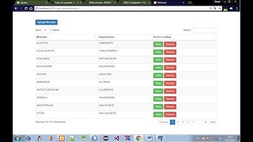 CRUD CodeIgniter + PlpgSql + Ajax +DataTable Server-Side DEMO