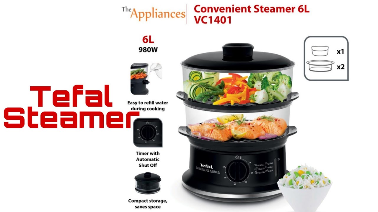 Tefal Convenient Series Steamer 6 Liter - YouTube