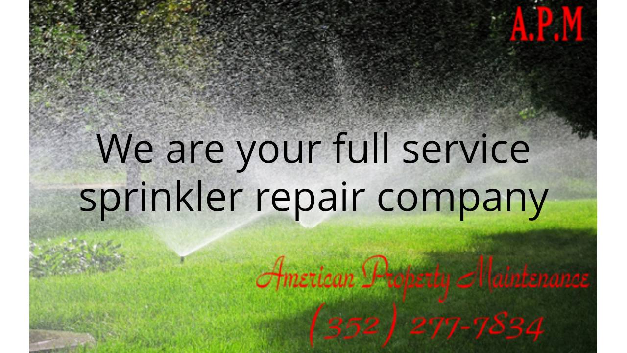 Sprinkler repair wesley chapel fl YouTube