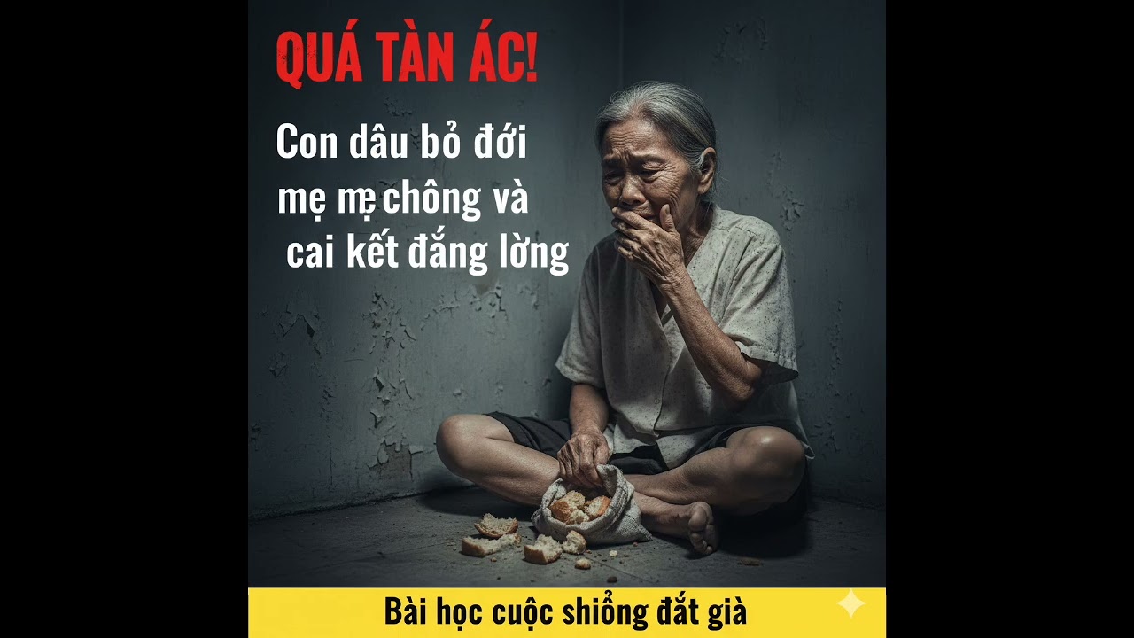 Con dâu bỏ đói mẹ chồng và cái kết đắng lòng.😥😥😥😥😥