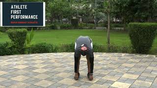 Toe hold squat mobility
