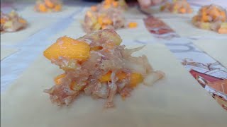 МАНТЫ С ОВОЩАМИ И МЯСНЫМ ФАРШЕМ рецепты