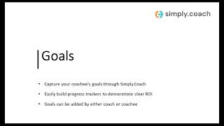 Capture & Track Progress on Client Goals | Simply.Coach