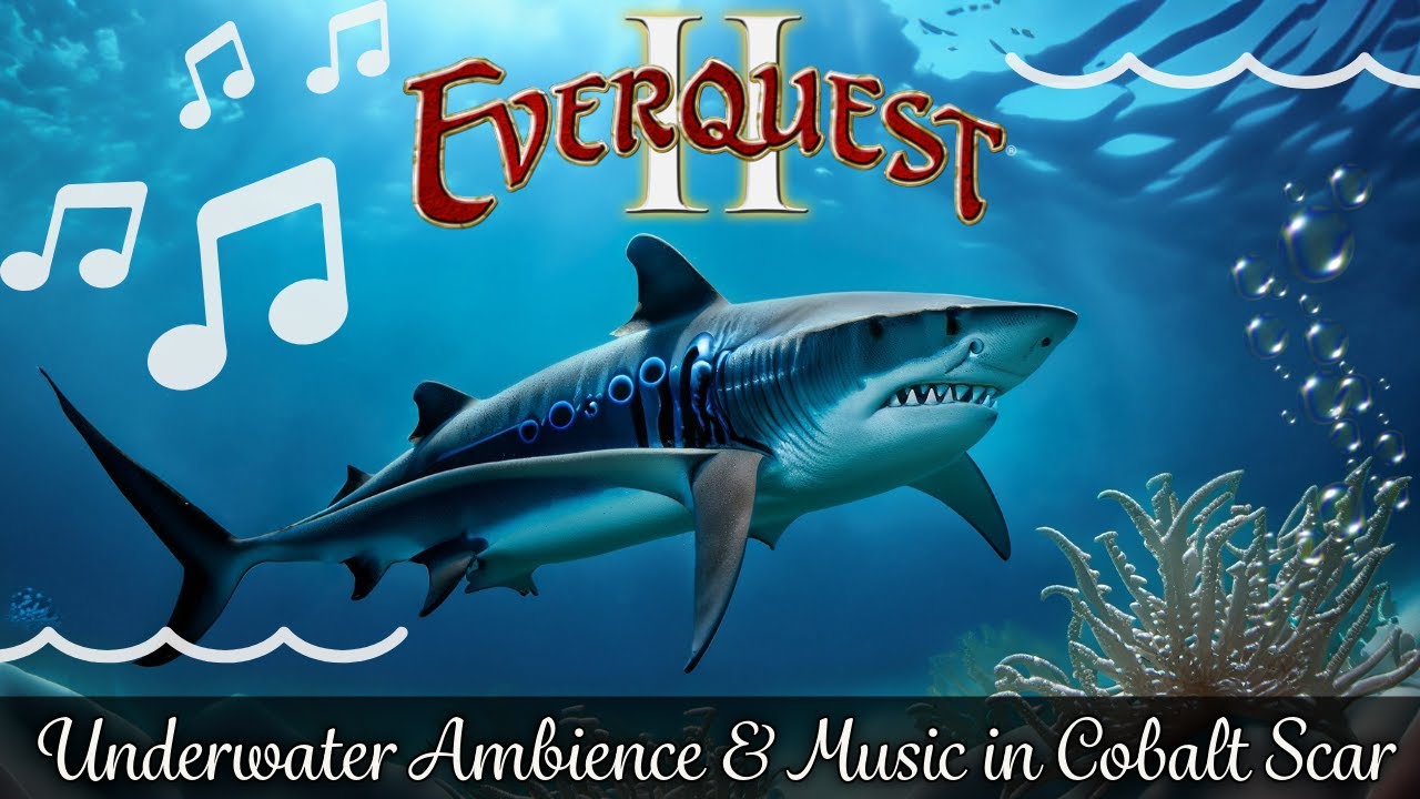 EQ2 | Ambience & Music | Study & Sleep | Underwater in Cobalt Scar | V1