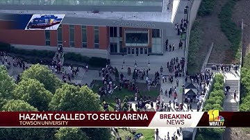Graduating student released substance walking across stage