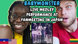 REACTION TO BABYMONSTER - Stuck In The Middle, Scars To Your Beautiful & LIKE THAT(Fanmeeting JAPAN)