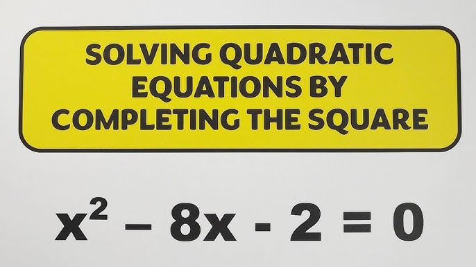 Completing the Square Formula: Your Step-by-Step Guide — Mashup Math