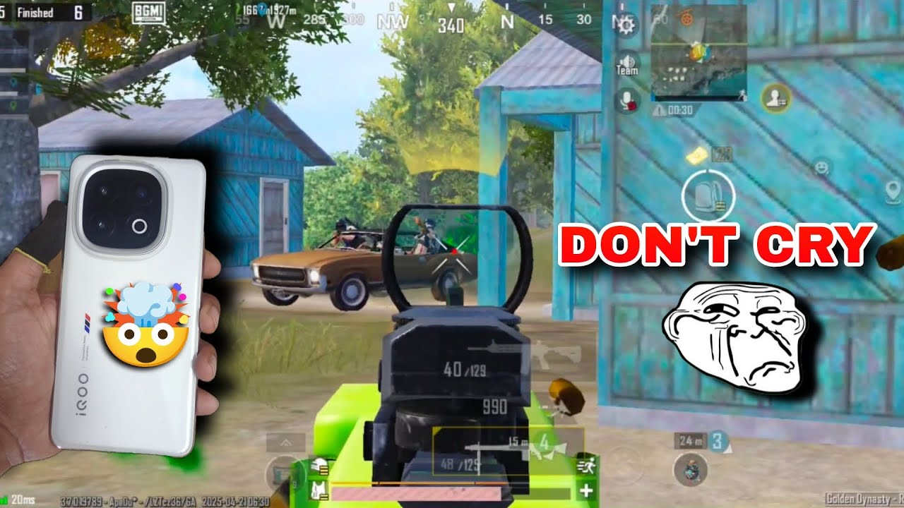 IQOO 13 BGMI 120FPS | DON'T CRY 😭 | FISLYISLIVE | BGMI - YouTube