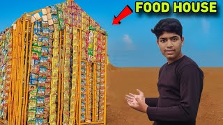 I Made ‘ FOOD HOUSE ’ | We Have To Stay In Food House Challenge 😋 | 