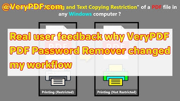 Real user feedback why VeryPDF PDF Password Remover changed my workflow
