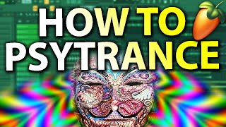 HOW TO MAKE PSYTRANCE - FL Studio 20 Tutorial - trance music production book