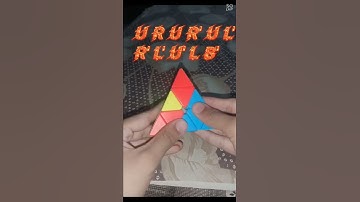 Swirl pattern in Pyraminx Cube. #cube #shorts #viral #viralshorts #ytshorts #rubikcube #pyraminx