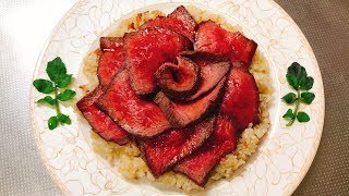 高級肉の薔薇の華・和牛のロティ丼【食戟のソーマ実写化】