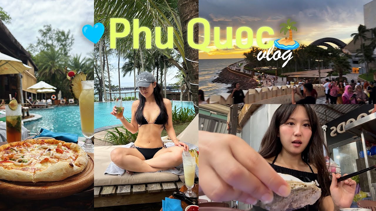 [🇻🇳푸꾸옥 여행]인생 노을 명소☀️ | 라페스타 리조트 | 키스오브더 쇼&브릿지 | 감동 넘치는 불꽃놀이 🎆 | 즈엉동 야시장 | 옥센비치바