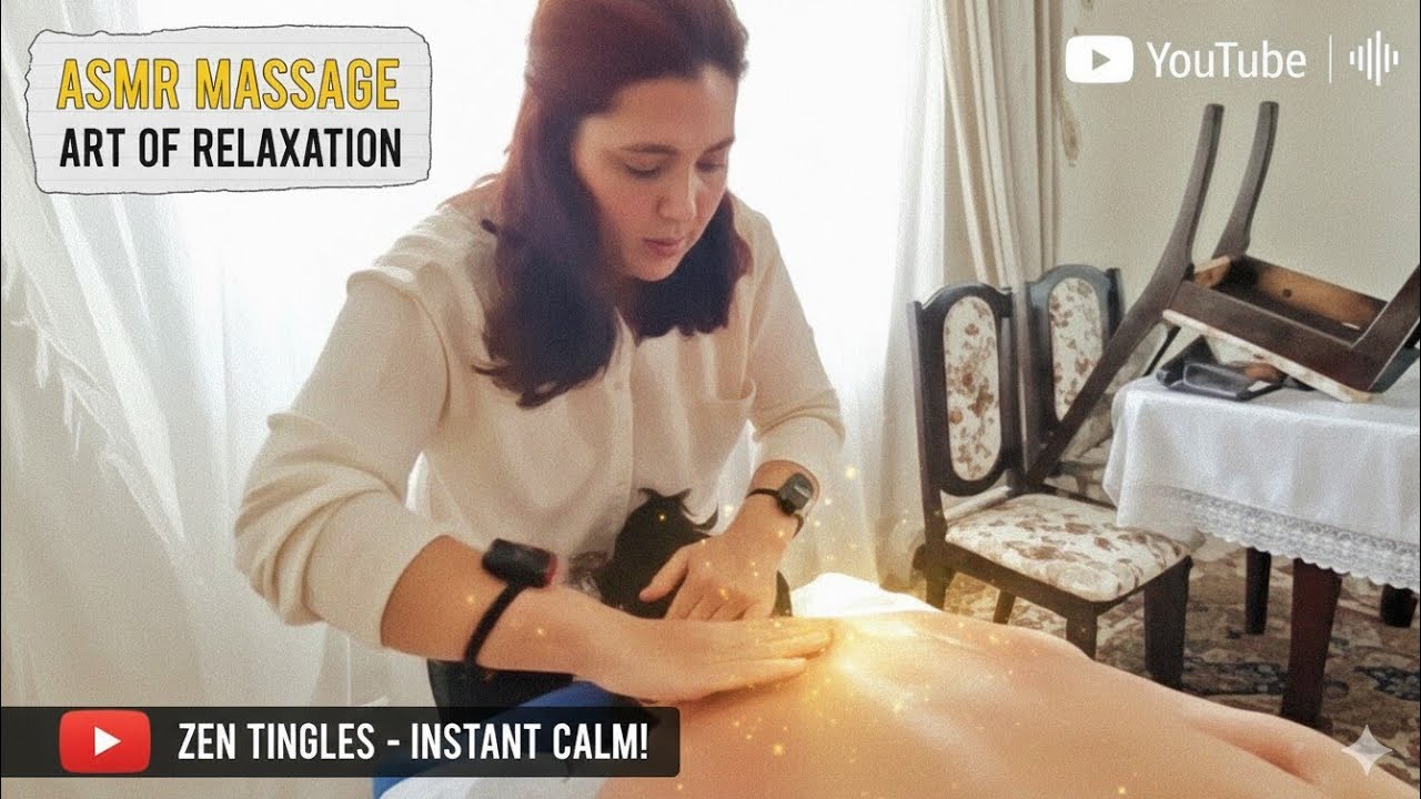 ✨ RELIEVE ALL YOUR FATIGUE | Deep Back Massage and Muscle Relaxation ASMR at Home