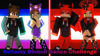Bellamy Demon Dance Challenge - Mine-imator Minecraft Animation #shorts #minecraft
