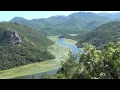 Черногория. Красивые места. Вид на Риека Црноевича. Едем на авто