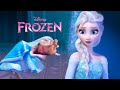 Queen Elsa vs Princess Peach for the flower of fire | The Super Mario Bros [Frozen Fanmade Scene]