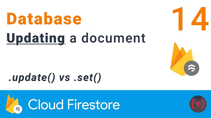 Firestore | Updating a document | UPDATE and SET