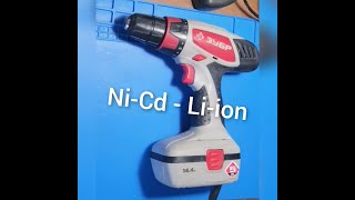 видео: Как переделать аккумулятор от шуруповёрта Зубр? 14,4 вольта с( Ni-Cd) на (Li-ion) картинка: Как переделать аккумулятор от шуруповёрта Зубр? 14,4 вольта с( Ni-Cd) на (Li-ion)