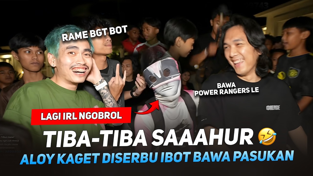 ALOY KAGET IBOT BAWA PASUKAN 🤣 TIBA-TIBA BANGUNIN SAAAHUR, TAPI BUAT ALOY 🤣 #MARAPTHON3