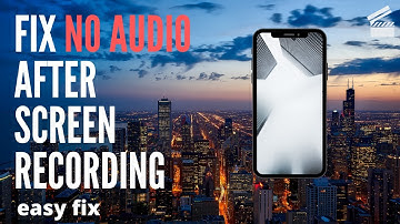 Fix no audio after screen recording, airdropping and importing to iMovie (iPhone)