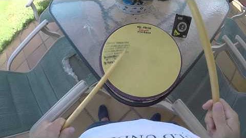 Paradiddle accent variation