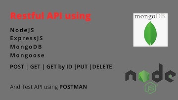 RESTFUL API Handling (POST | GET | GET Single Record | PUT | DELETE) Using Node.js & MongoDB | CRUD