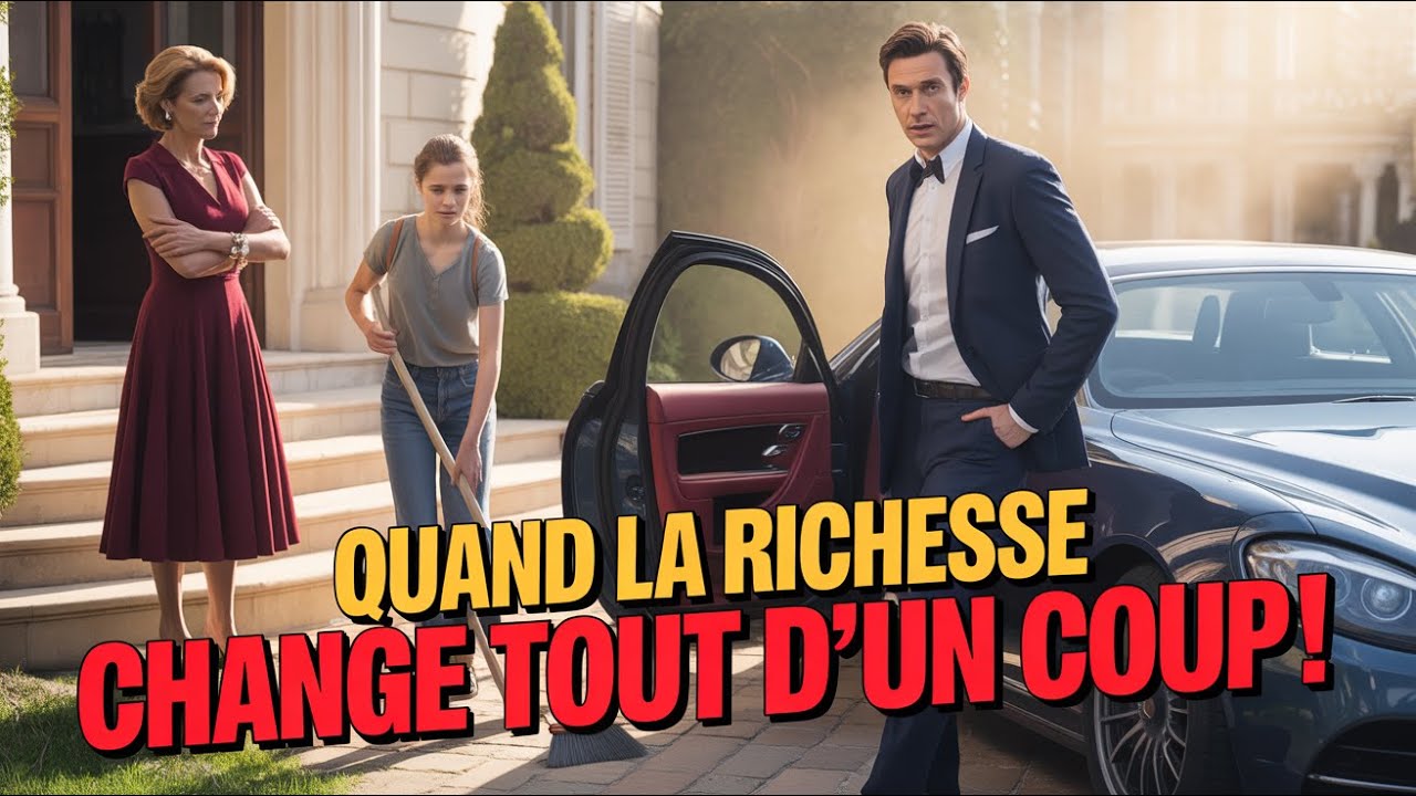 La belle-mère force sa fille à balayer, jusqu'à ce que le millionnaire arrive par surprise !