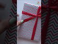 How to Wrap a Ribbon on a Christmas Gift Box | Easy way to wrap a Gift with Ribbon #giftwrap