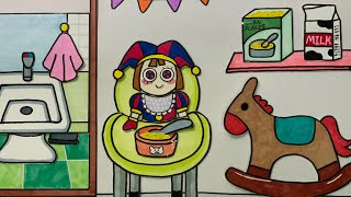 [✨Paperdiy✨] When Pomni was a child❤️Pomni's Vlog #종이놀이 #asmr #craft 🎪#theamazingdigitalcircus by @BlueSky 12,128 views 2 weeks ago 4 minutes, 30 seconds