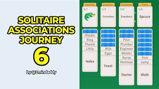 Solitaire Associations Journey Level 6 Solution and Walkthrough