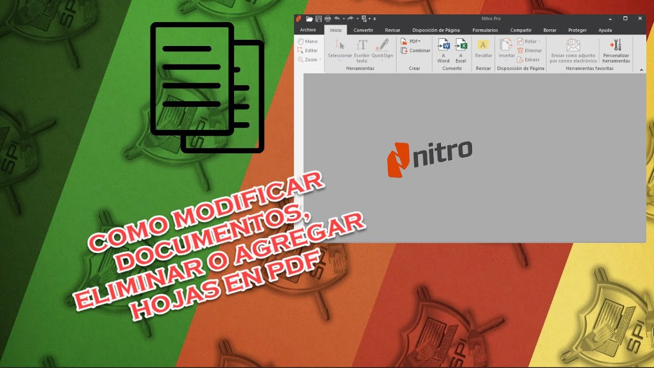 Como insertar y eliminar páginas en un documento pdf YouTube