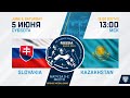 Slovakia - Kazakhstan. Bronze medal game. ICE SLEDGE HOCKEY CONTINENTAL CUP. 5 June 13:00 (Msk.)