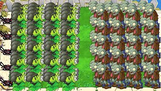 999 ГОРОХОМЁТОВ vs 999 ЗОМБИ В РАСТЕНИЯ ПРОТИВ ЗОМБИ (Plants vs Zombies)