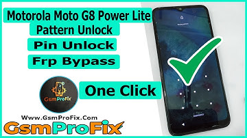 Moto G8 Power Lite Pattern Pin Unlock All Lock Unlock
