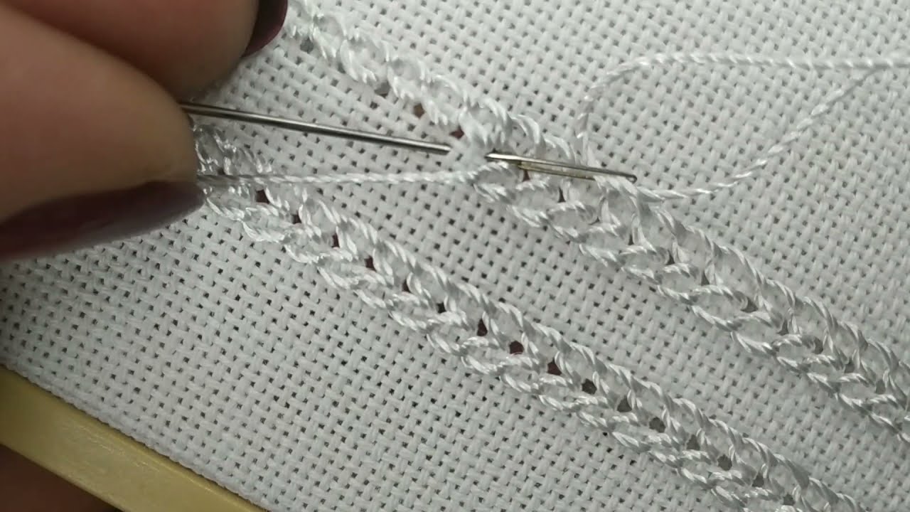 Як виконати петлеву мережку| Hand embroidery|