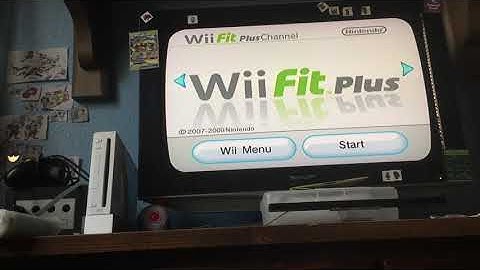 The wii fit and wii fit plus channels without save data