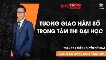 Tương Giao Đồ Thị Hàm Số - Thầy Nguyễn Tiến Đạt - Thầy Nguyễn Tiến Đạt