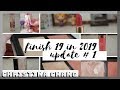 Finish 19 in 2019 Project Pan || UPDATE 1 || #projectpan