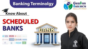What is Scheduled and Non Scheduled Banks | INDIAN ECONOMY for HCS | UPSC | RAS | UPPCS